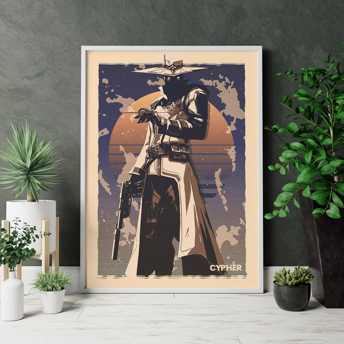 Valorant CYPHER Leinwand-Poster