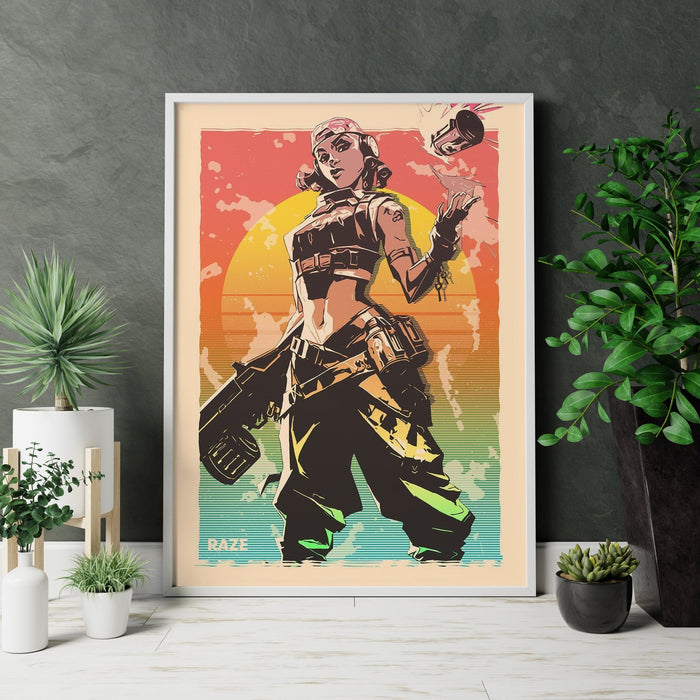 Valorant RAZE Canvas Poster