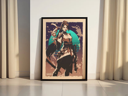 Valorant SAGE Canvas Poster - Canvasworkshop