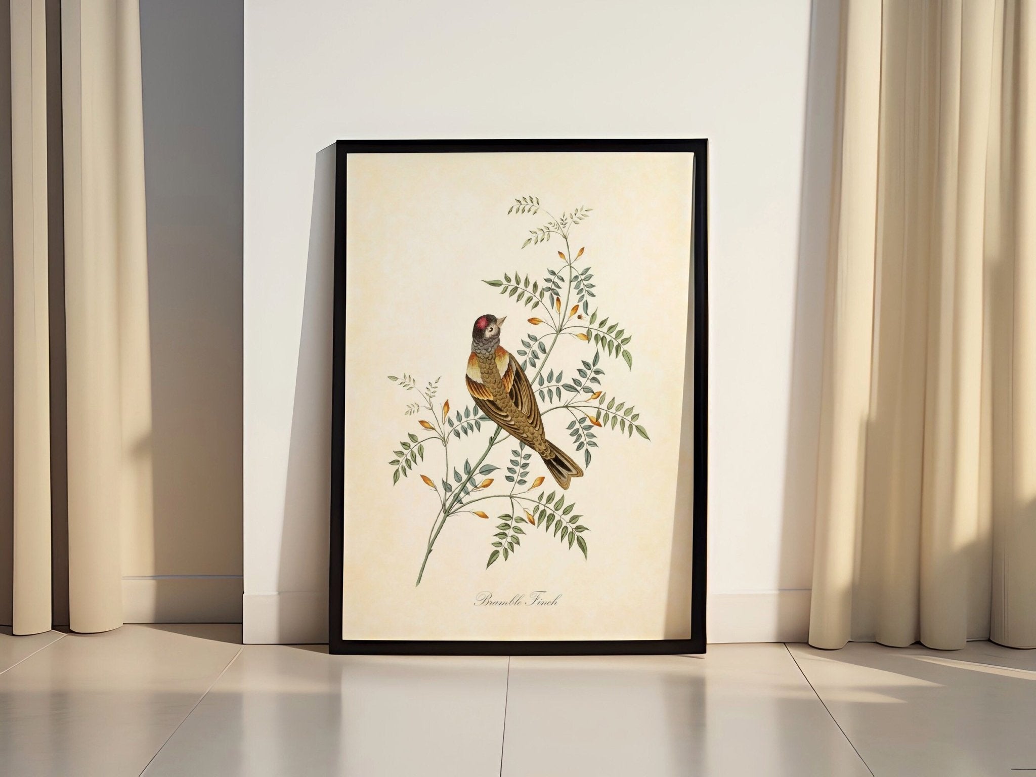 Vintage Bird Home Canvas Poster - Canvasworkshop