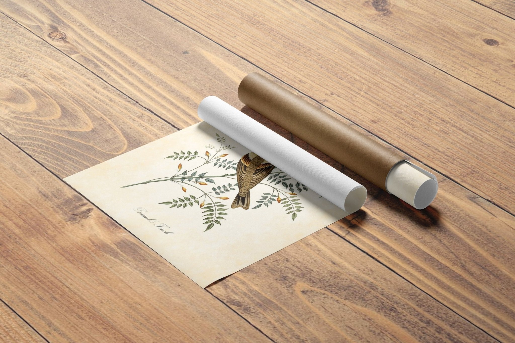 Vintage Bird Home Canvas Poster - Canvasworkshop