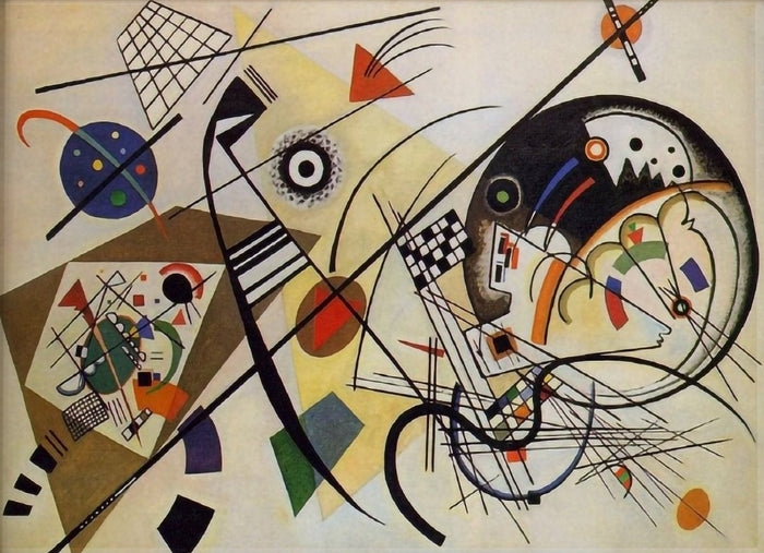 Wassily Kandinsky Transverse Line Canvas Wall Art