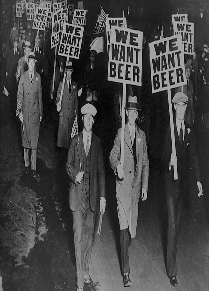 We Want Beer 1931 Prohibition Protest Canvas Art