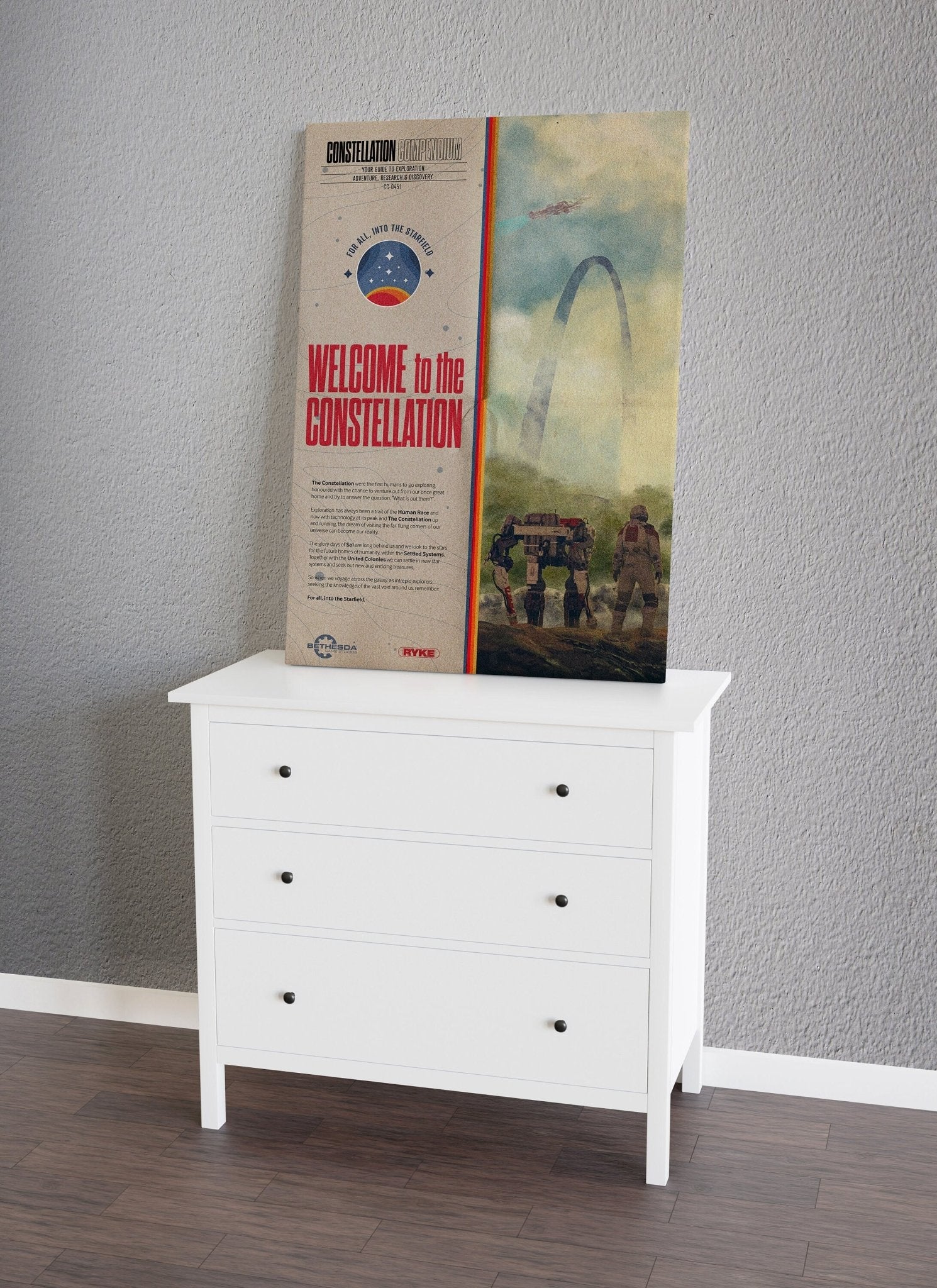 Welcome to the Constellation Canvas Poster - Canvasworkshop