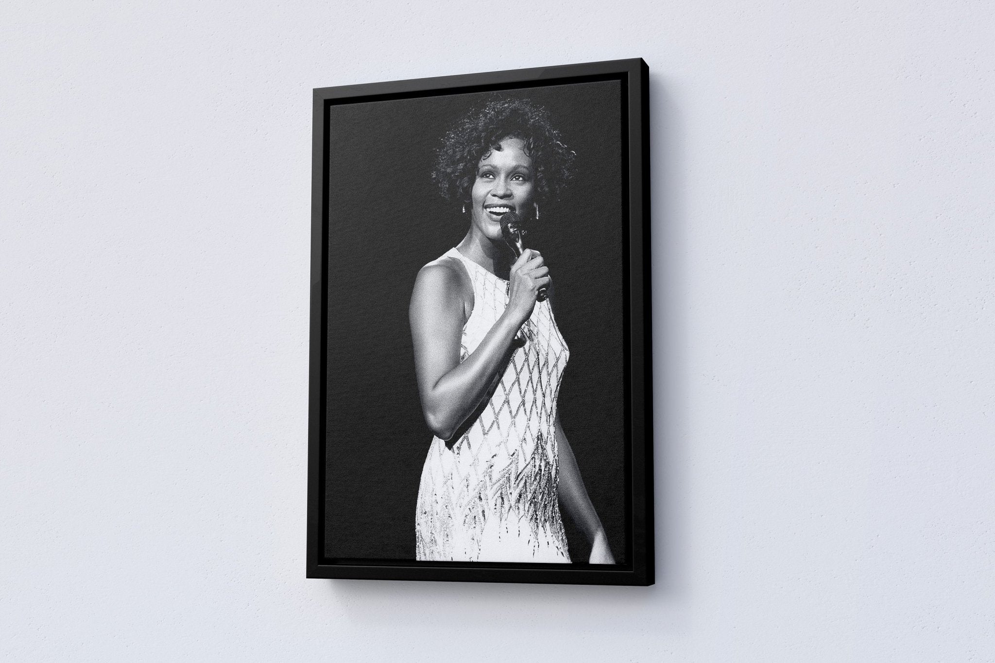 Whitney Houston Canvas Poster - Canvasworkshop