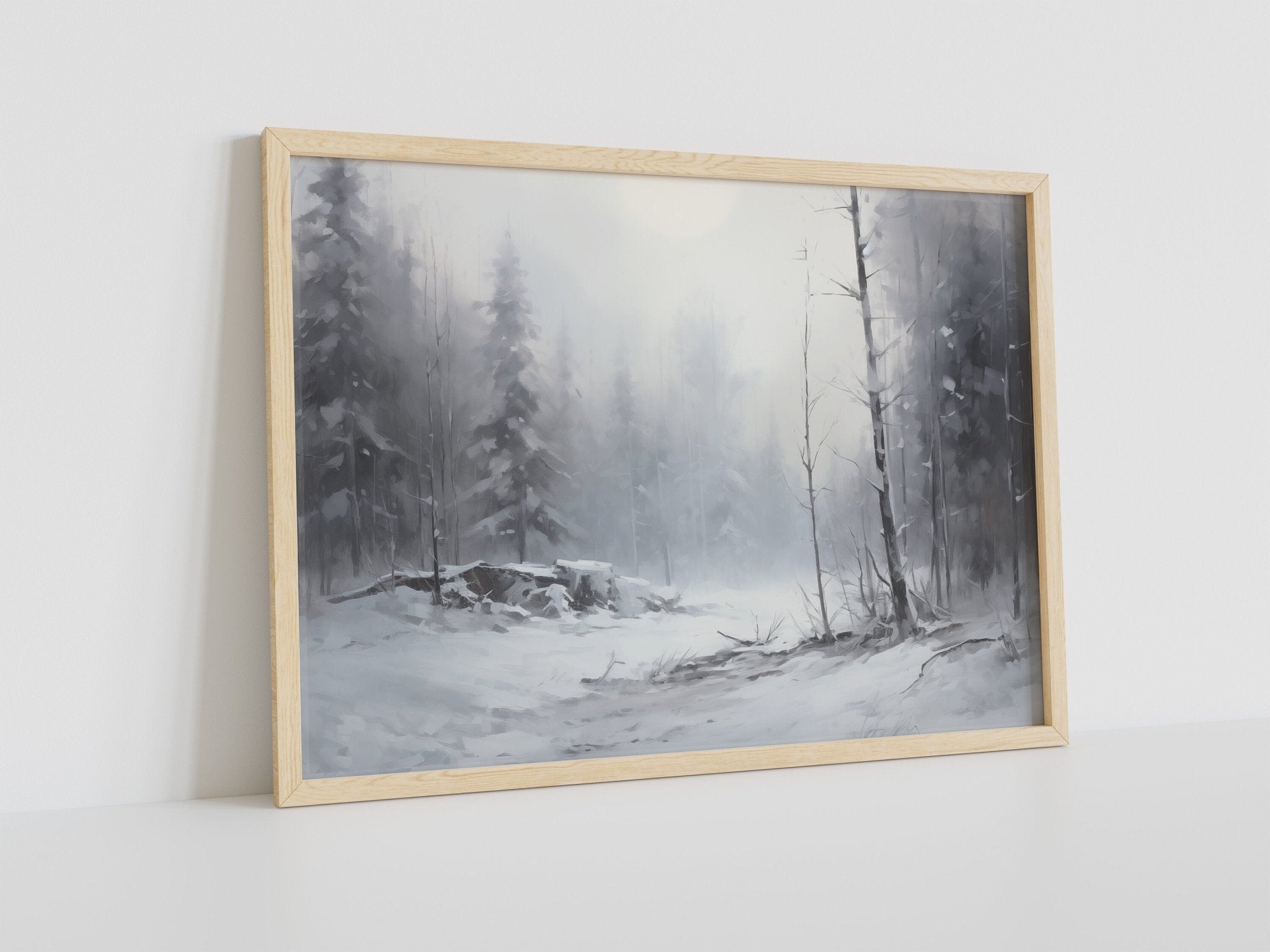 Winter Landscape Canvas Wall Art - Canvasworkshop