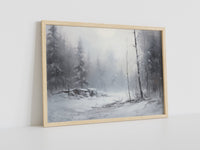 Winter Landscape Canvas Wall Art - Canvasworkshop