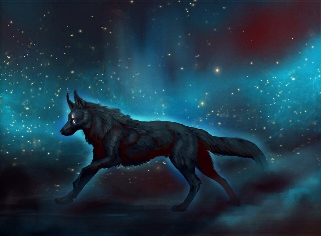 Artwork Wolf Canvas Art Poster - Canvasworkshop