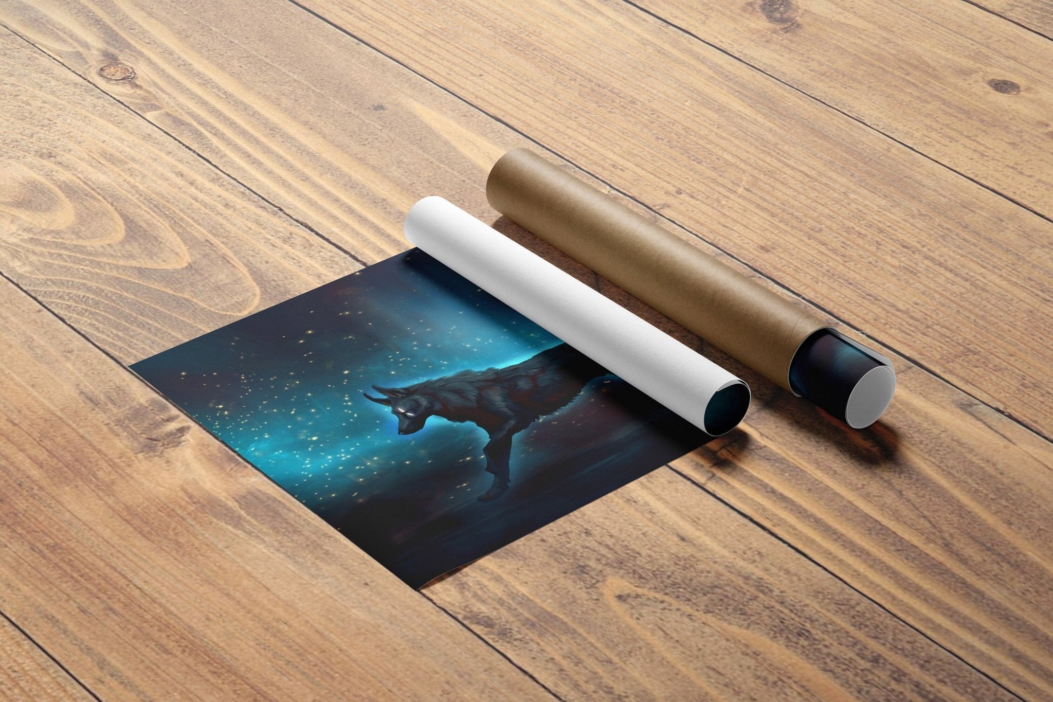 Wolf Canvas Art Poster - Canvasworkshop