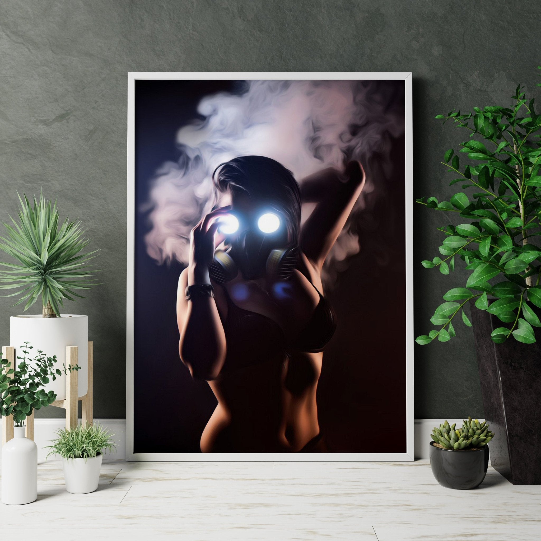 Woman Canvas Art Poster - Canvasworkshop