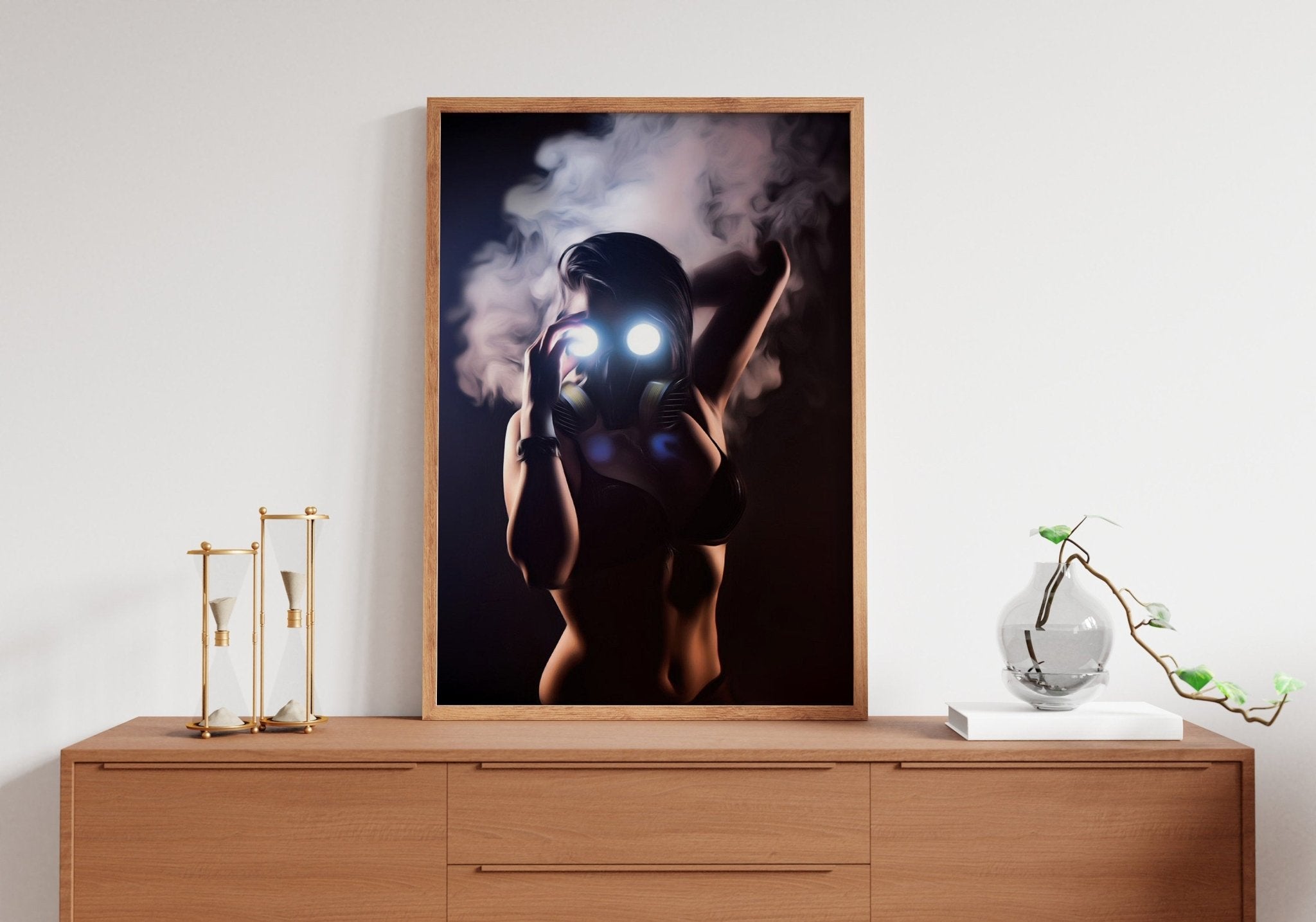 Woman Canvas Art Poster - Canvasworkshop