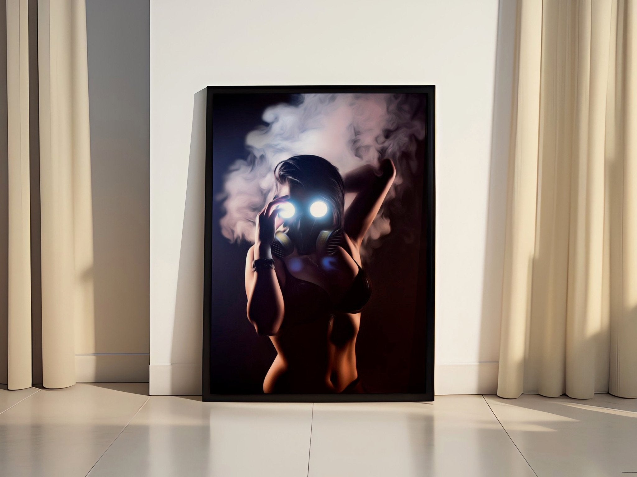 Woman Canvas Art Poster - Canvasworkshop