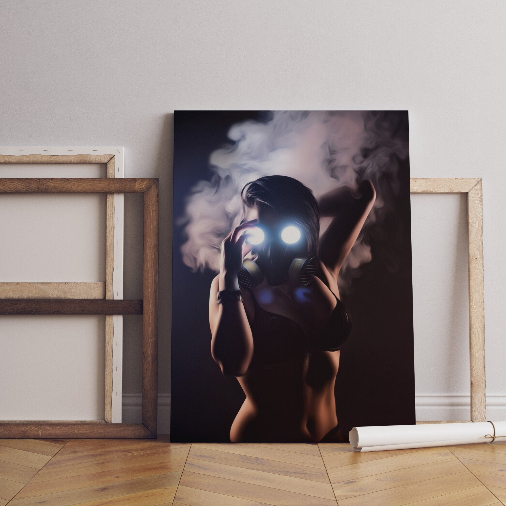 Woman Canvas Art Poster - Canvasworkshop