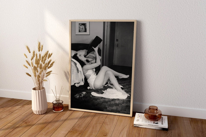Woman Drinking Champagne Canvas Print