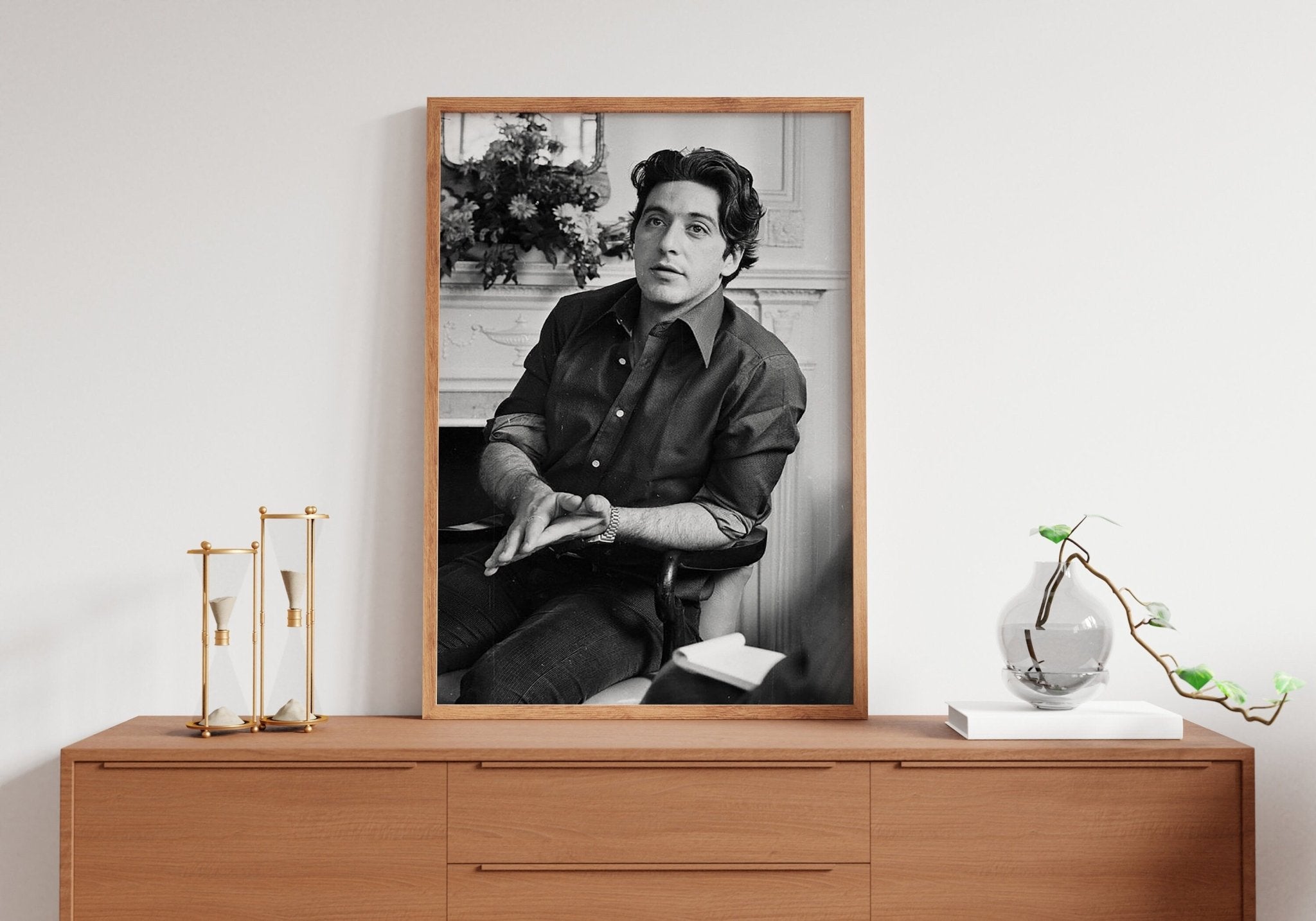 Young Al Pacino Canvas Poster - Canvasworkshop